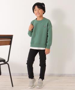 Толстовка на флисовой подкладке с нашивкой по низу (120-160 см) Ikka, цвет Blue