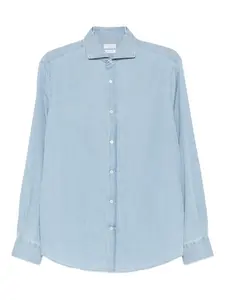 Джинсовая рубашка с длинными рукавами Brunello Cucinelli, синий