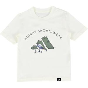 Adidas Футболка белая для детей 3-7 лет