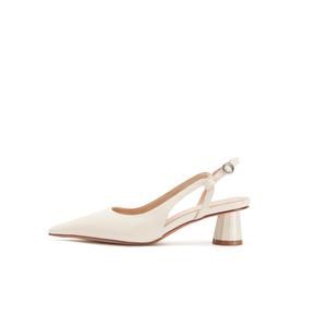Туфли на высоком каблуке 5 см, женские HKCP, Ecru