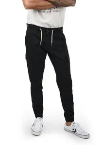 Брюки-карго из смесового материала "BLEND BHSellini", черный