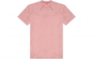 DIESEL Футболка с рукавом дроп-шоулдер мужская pink