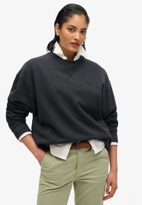 Толстовка Superdry & Co STUDIOS CREW, Washed Black/Black