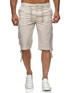 Тканевые шорты RESLAD, бежевый