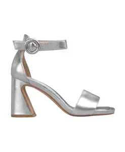 Сандалии на каблуках и с браслетами Alma En Pena, серый