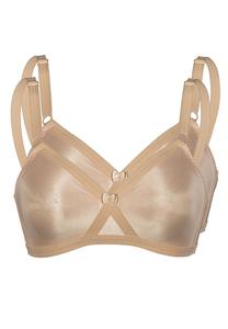 Бюстгальтер без косточек Sassa BH Kreuzblende 2er Pack, цвет puder