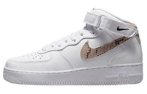 Nike Air Force 1 '07 Mid White Snake Swoosh (женские)