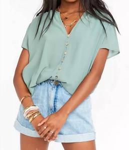 Космическая туника в цвете шалфея Show Me Your Mumu, Sage