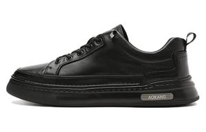 Кеды мужские, обувь для скейтбординга низкая черный Aokang