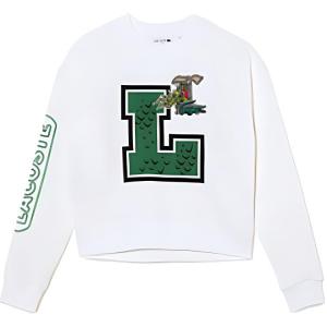 LACOSTE Свитшот женский белый