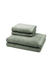 Набор полотенец MöVe Superwuschel, 4 штуки, 100x50/150x80 см, серо-зеленый