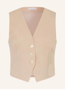 Блейзер жилет Mrs & Hugs, бежевый