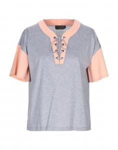 Футболка Trussardi, лососево-розовый