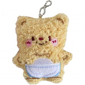 Угольный шарик котенок милый мультяшный эльф кукла универсальный плюшевый кулон унисекс пары 4см/8см/10см высота ROUERXIONG, Curl Apron (Approx. 8Cm)