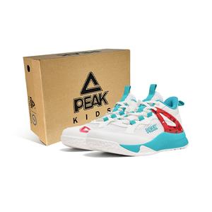 Баскетбольные кроссовки с низким верхом, амортизирующие, износостойкие, дышащие, детские PEAK, белый