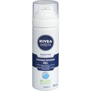 Nivea Мужской гель для бритья Sensitive Mini 30 мл