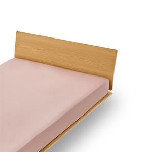 Muji Простыня на резинке из лиоцелла для матраса 150х200 см, толщина 18–28 см, цвет Pink