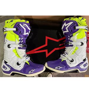 ALPINESTARS PROTECTS Мотоциклетные ботинки Xingyejiaobu, T10 Trail, антиударные гоночные, экипировка для райдера, гоночная обувь для всех сезонов, мужские, размер 44.5