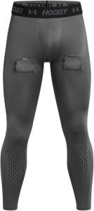 Under Armour мужские хоккейные компрессионные леггинсы, (025) Castlerock/Black