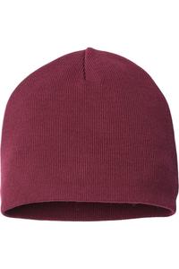 Atlantis Headwear Экологичная шапка-бини, цвет burgundy