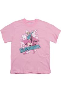 Футболка с коротким рукавом для детей DC Comics "Я Супергерл" Gildan, розовый