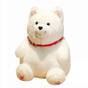 Yeye Dog, Samoyed, успокаивающая плюшевая кукла, высота 25cm/35cm/45cm Tak Bebe