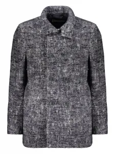 Пальто на пуговицах Herno, синий