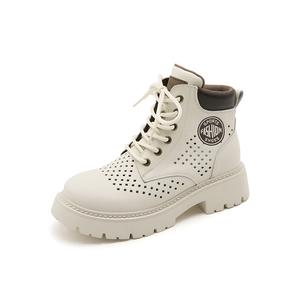 Короткие ботинки Martin 6 см женские Chibang, Ecru