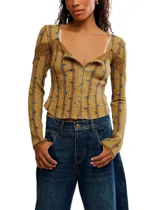 Кардиган Let's party Free People, бежевый