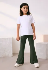 Леггинсы прямого кроя с расклешенной юбкой Next, Khaki Green