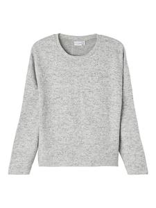 Толстовка name it Pullover, серый меланж