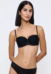 Фирменный прозрачный бюстгальтер на косточках Triumph, Black