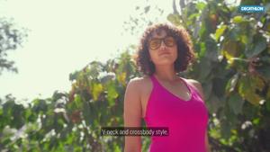 Женский короткий купальник Nabaiji Heva - Navy Blue