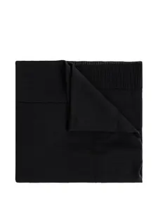 Шарф в рубчик Lemaire, черный