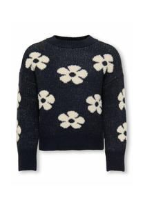 Джемпер ONLY MINI KMGNAJA FLOWER PULLOVER, Night Sky/Dark Blue