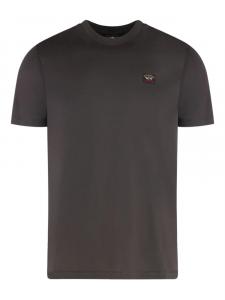 Футболка из хлопка Paul & Shark, коричневый