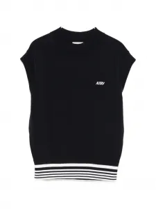 Жилет с полосатой отделкой Autry, синий