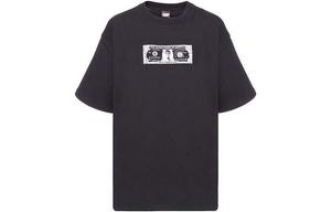 Yohji Yamamoto Футболка с рукавом дроп-шолдер SS21 женская black