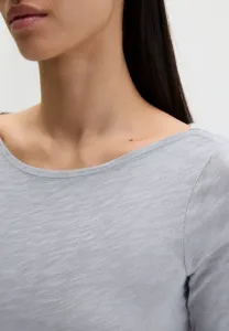 Базовая футболка regular aus softem slub Marc O'Polo, Grey Horizon