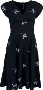 Платье средней длины Voodoo Vixen Lavender Bundle Emp Flare Dress, черный