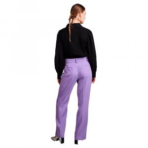 Брюки Yas Bluris Flared Mid Waist, фиолетовый