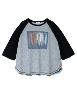 Футболка из тонкого трикотажа с рукавами реглан 3/4 (женская) Gsc Womens Select, цвет Gray