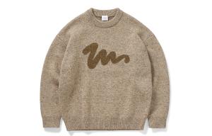 714STREET Свитер унисекс, Темно коричневый