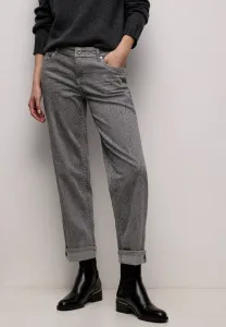 Джинсы прямого кроя с принтом под змеиную кожу Street One, Grau