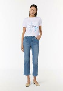 Футболка с принтом comma casual identity, белый