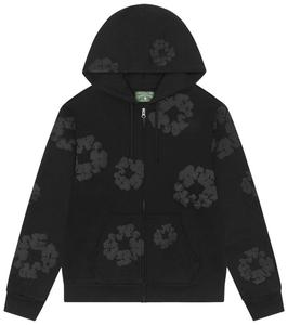 Худи Denim Tears Mono Cotton Wreath на молнии, черный