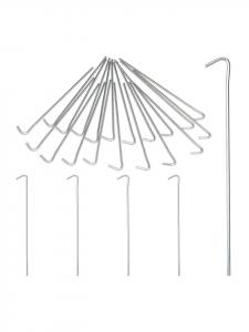 Relaxdays 200 колышков для палатки серебристого цвета - 22 см