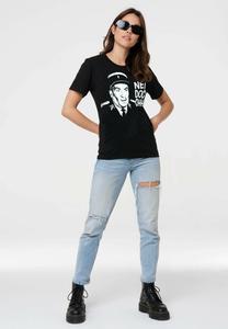 Футболка с принтом NEIN! DOCH! OHHH! LOGOSHIRT, черный