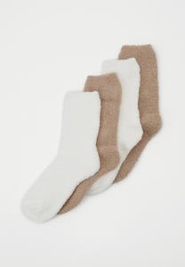 Носки ОНЛАЙН ЖЕНСКИЕ УЮТНЫЕ НОСКИ, 4 ПАКЕТА camano, серо-коричневый