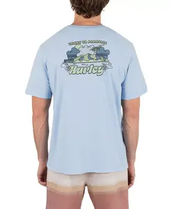 Мужская футболка Visitor с коротким рукавом Hurley, синий